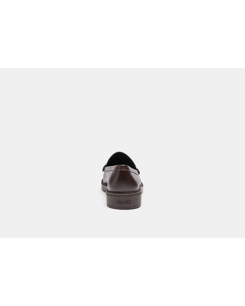 COACH Black Astor Loafer