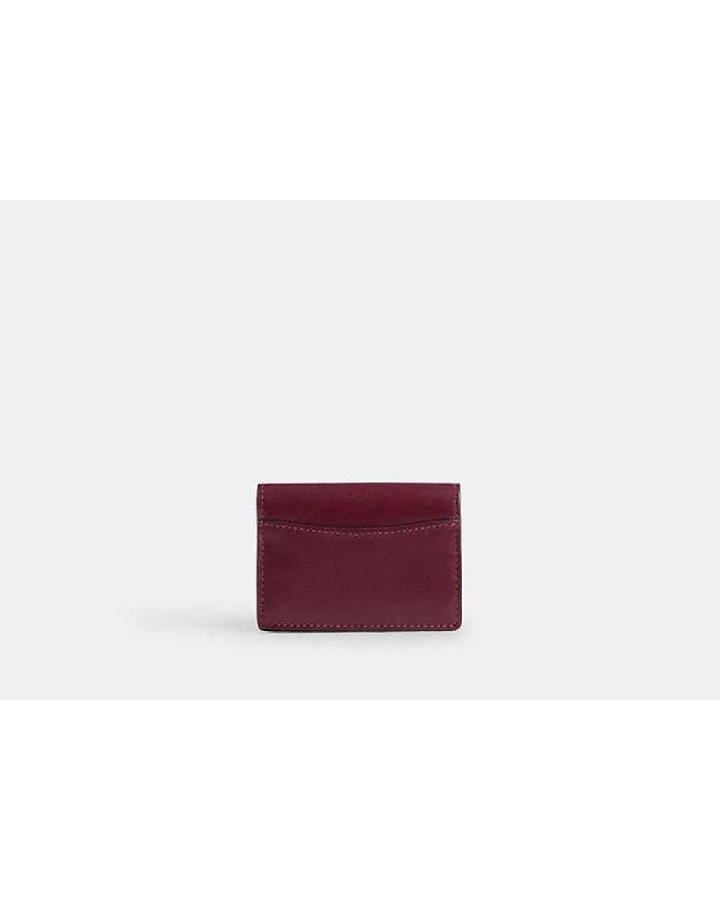 COACH Red Card Case With Charms