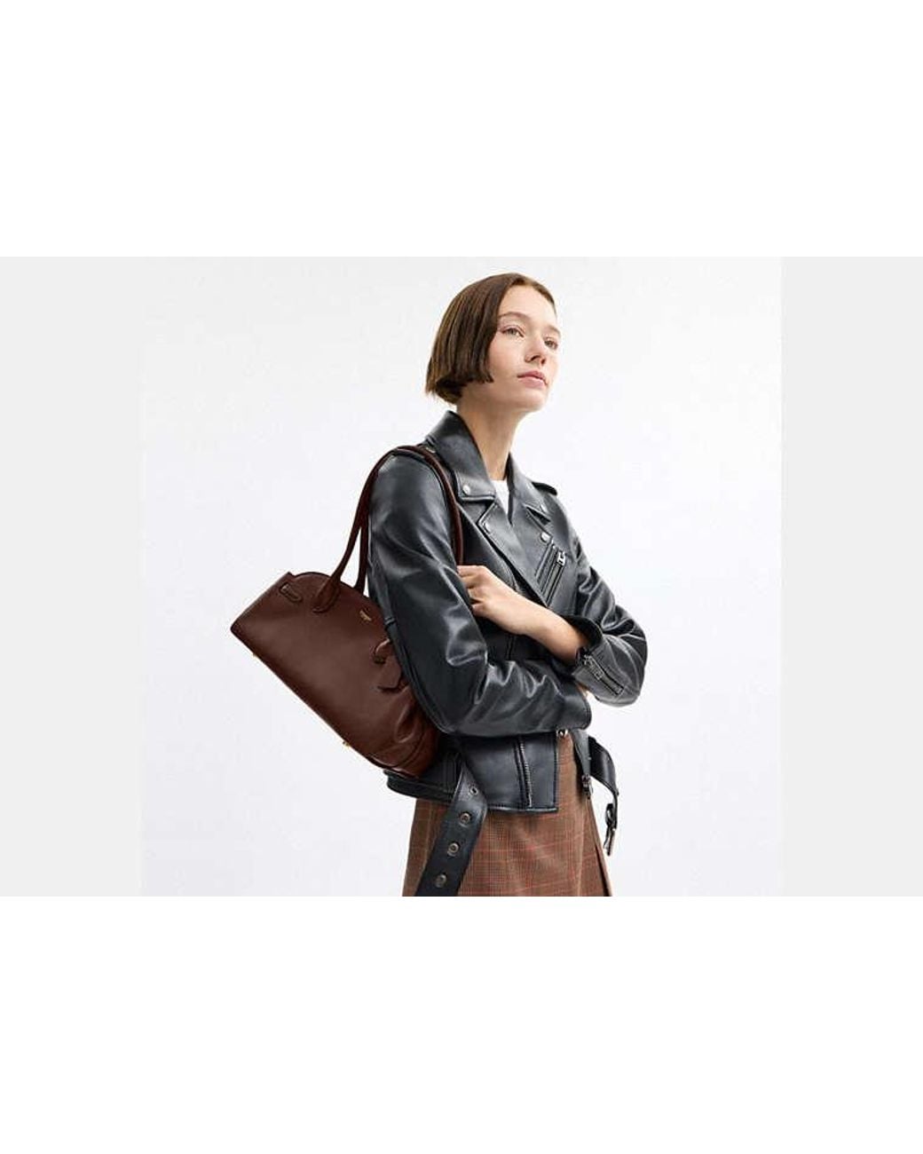COACH Black Empire Carryall Bag 34