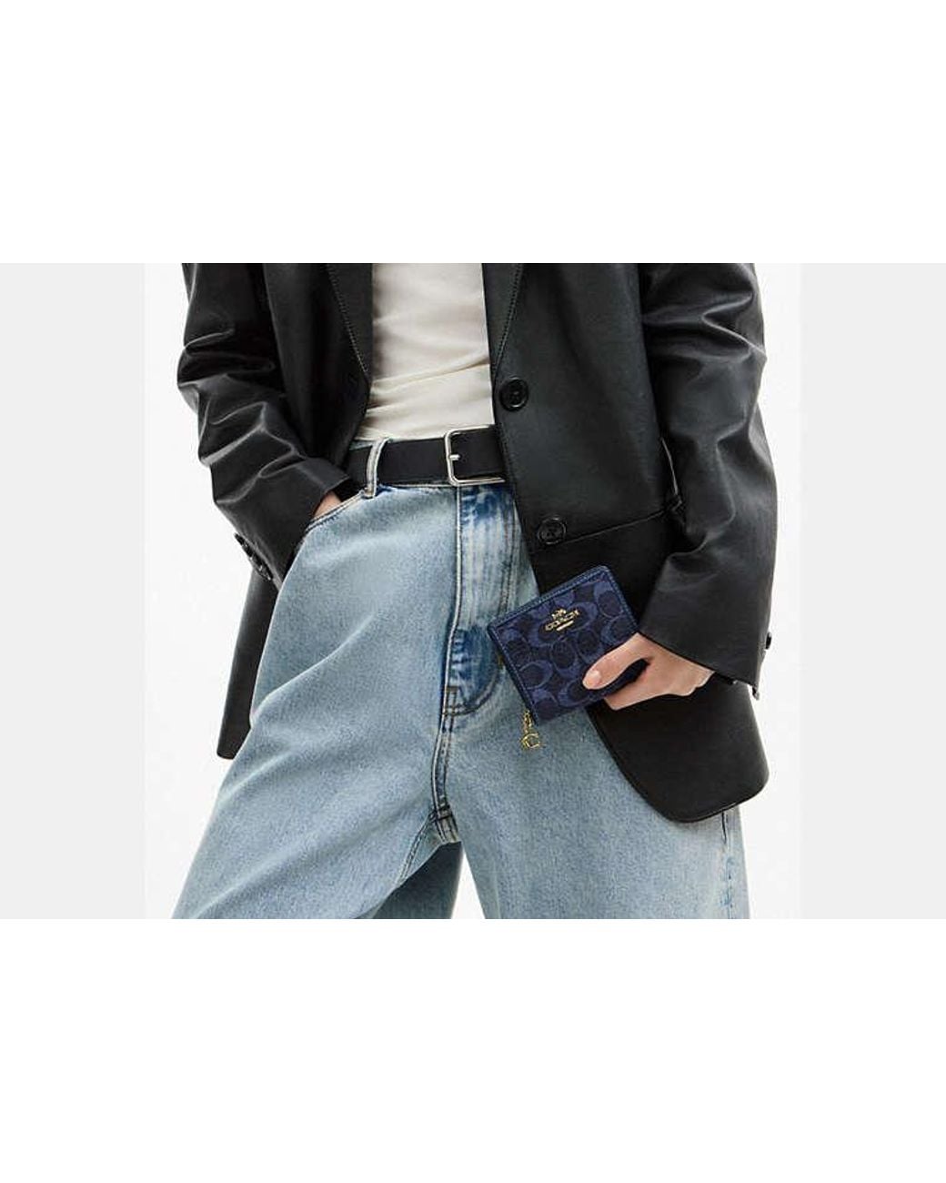 COACH Black Snap Wallet