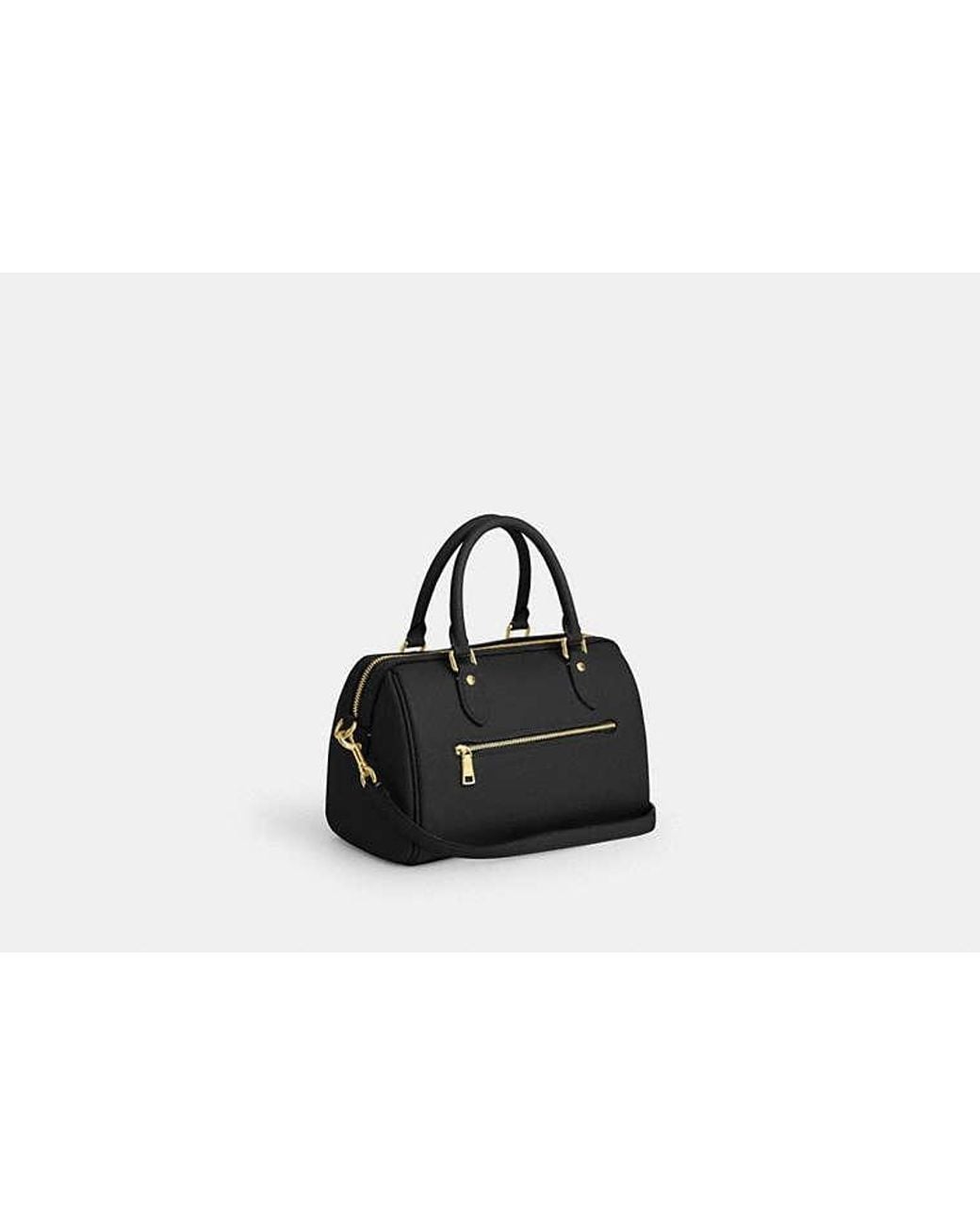 COACH Black Rowan Satchel Bag