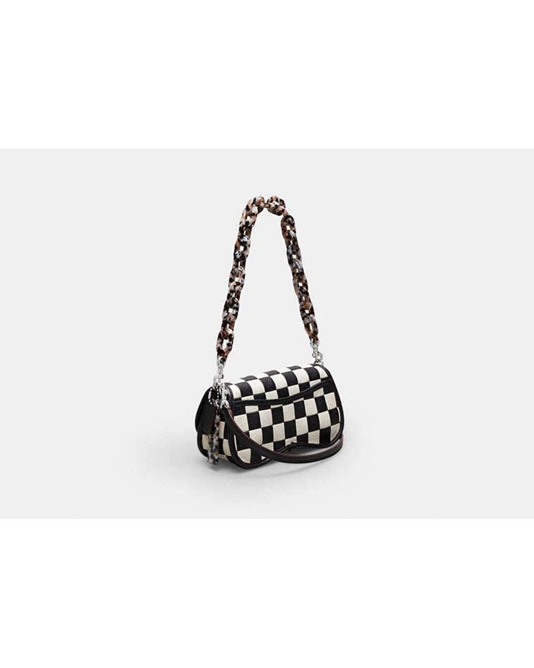 COACH Black Wavy Dinky Bag