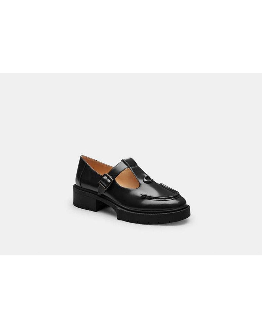 COACH Black Mary Jane Shoes