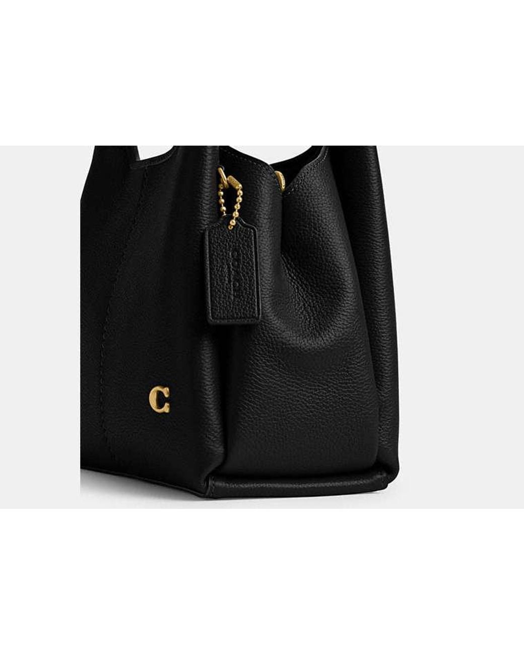 COACH Black Lana Shoulder Bag 23