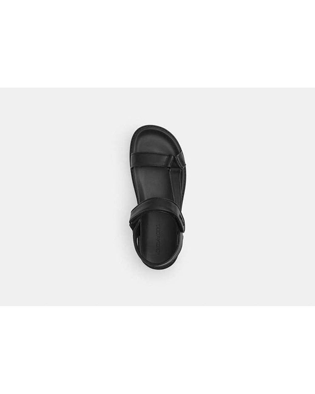 COACH Black Sport Sandal