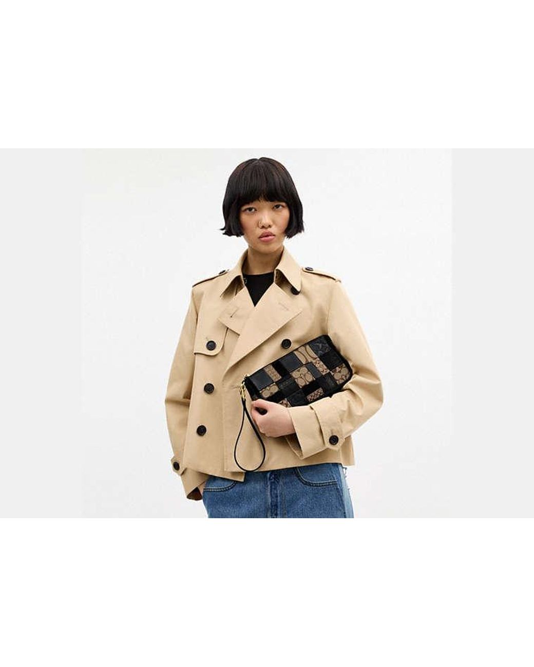 Sac Plaza 25 Avec Patchwork En Pour Femmes COACH en coloris Black