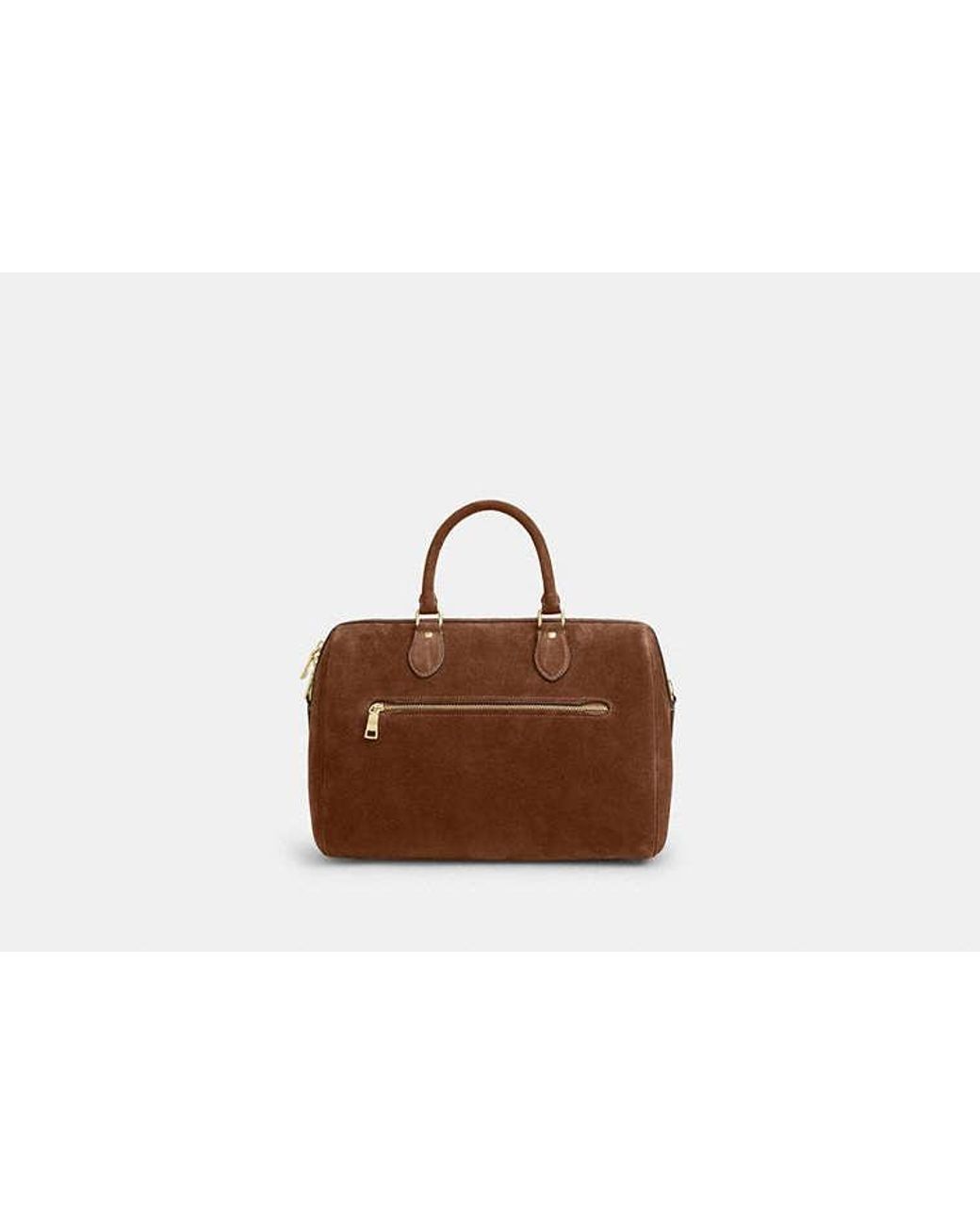 COACH Brown Rowan Large Satchel Bag