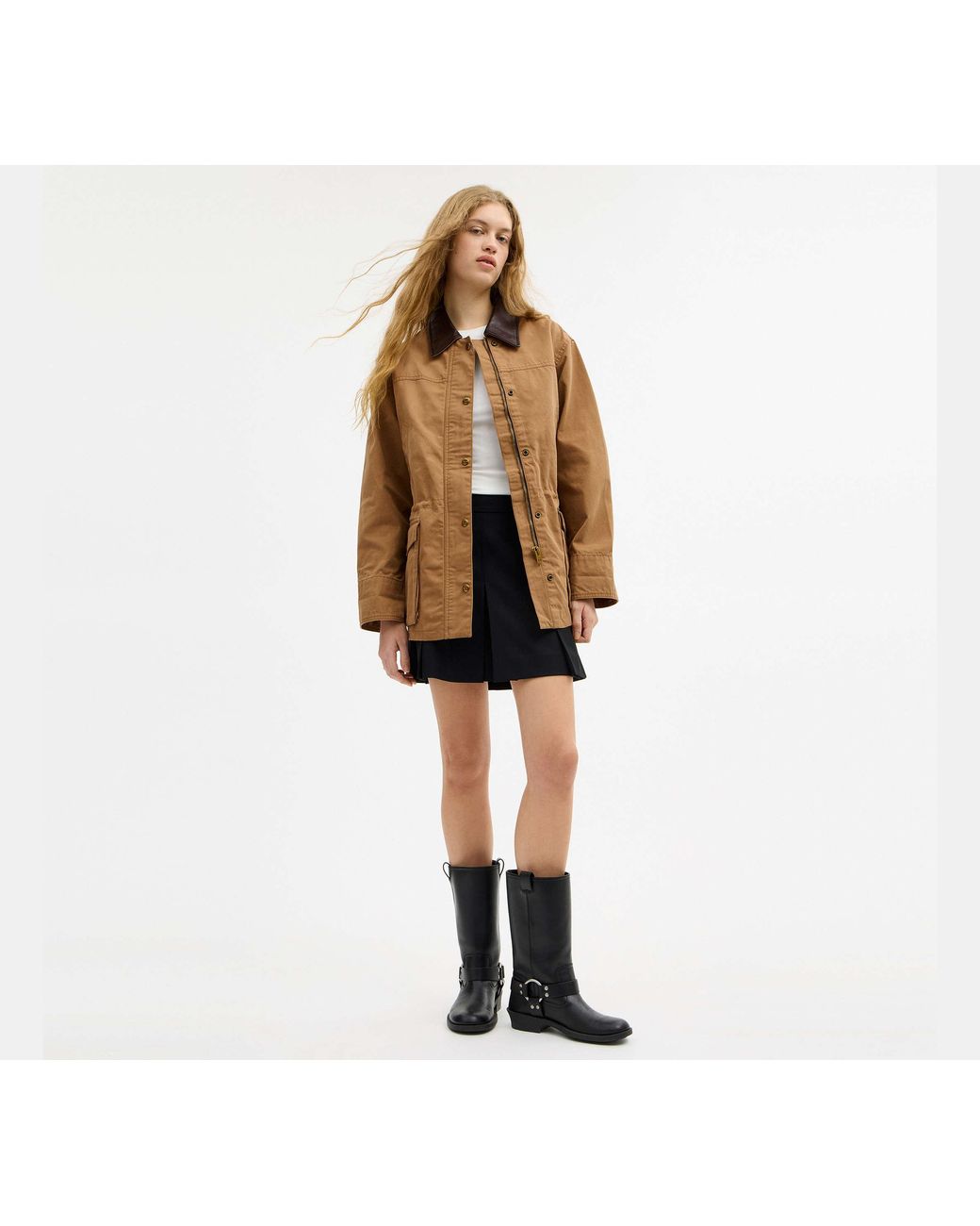 COACH Brown Barn Jacket