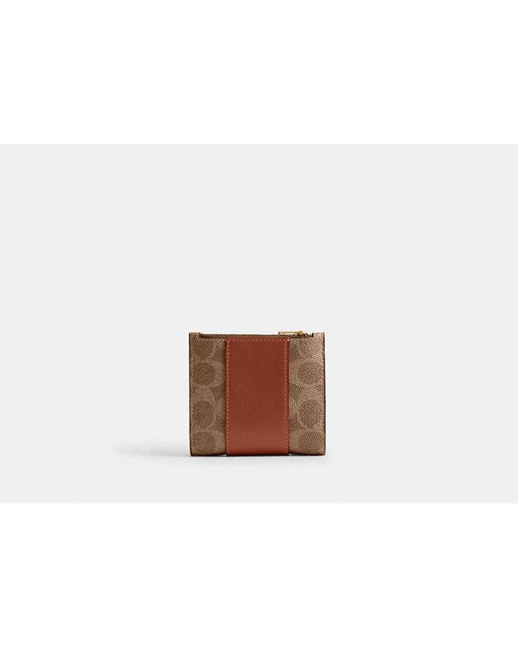 COACH White Essential Slim Billfold Wallet