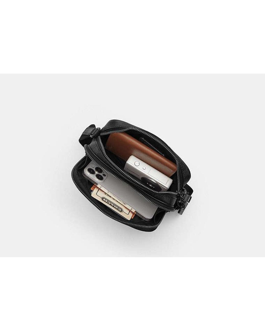 COACH Black Colton Crossbody Bag 19 for men