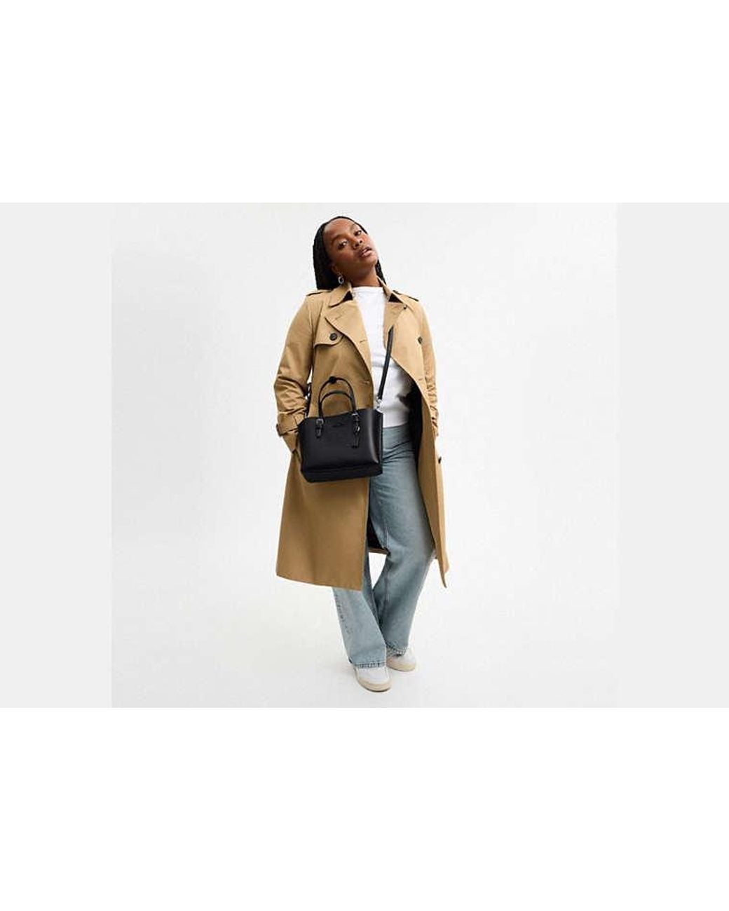 COACH Black Mollie Tote Bag 25