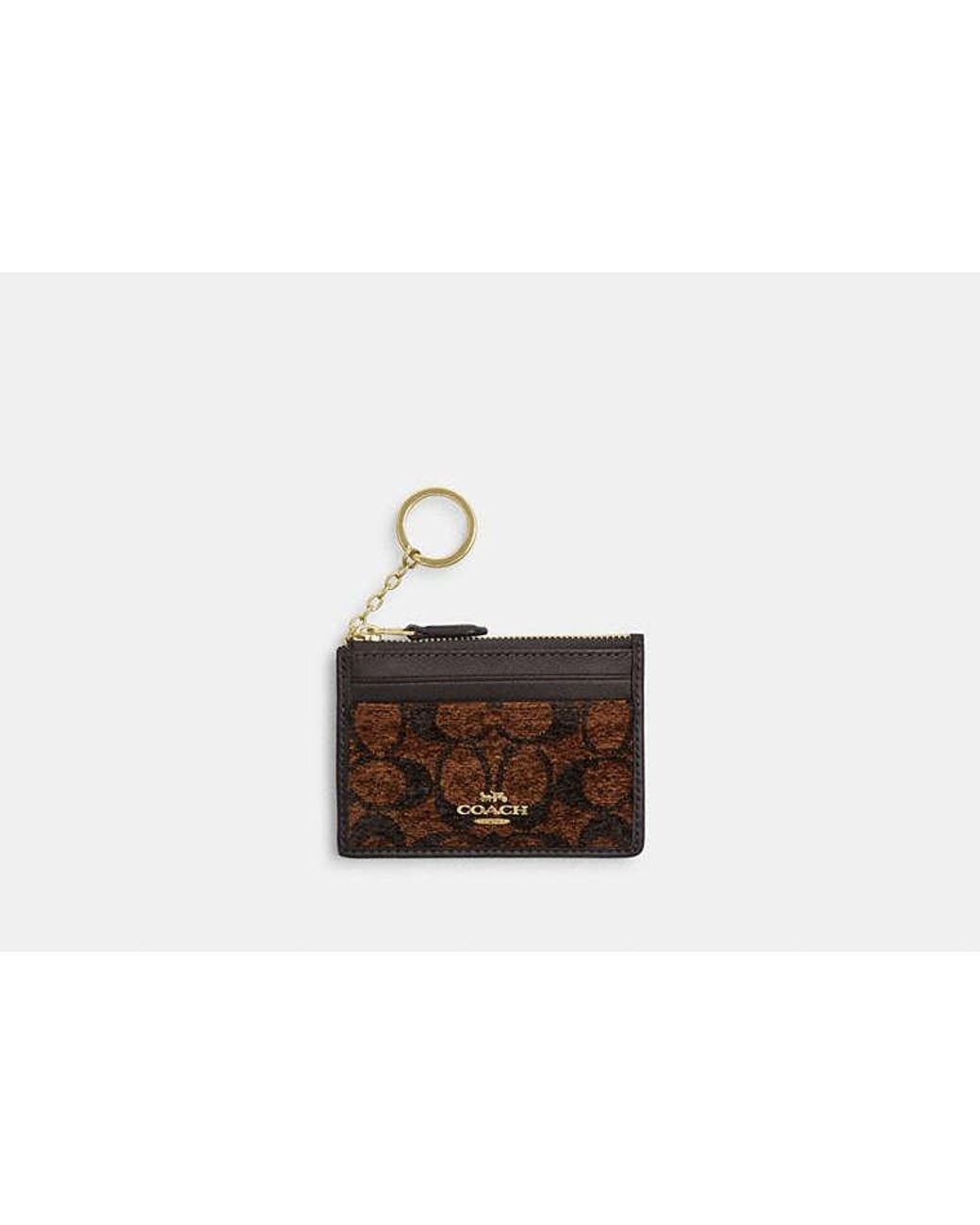 COACH Black Mini Skinny Id Case