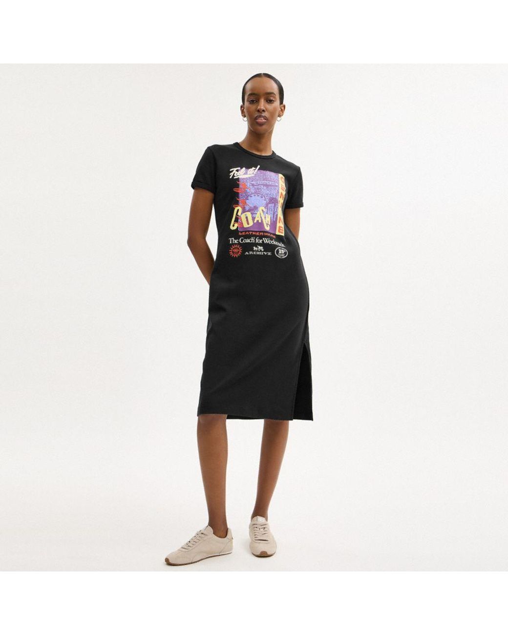 すぐ届く【COACH】90'S フィット Tシャツ ドレス 公式】COACH – コーチ | 90'S フィット Tシャツ ドレス