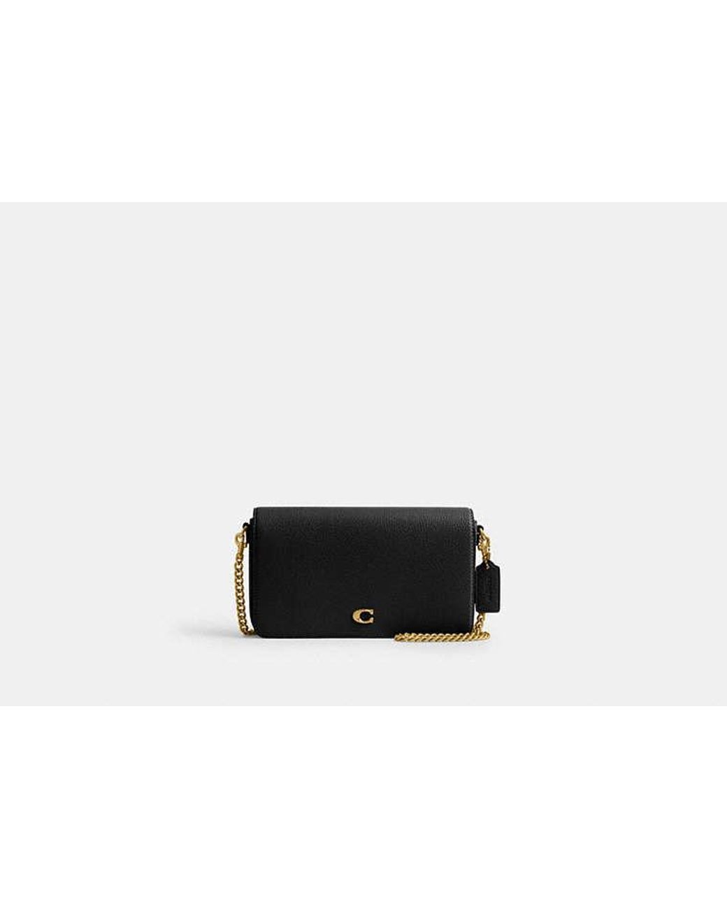COACH Black Mila Crossbody Bag With Signature Canvas