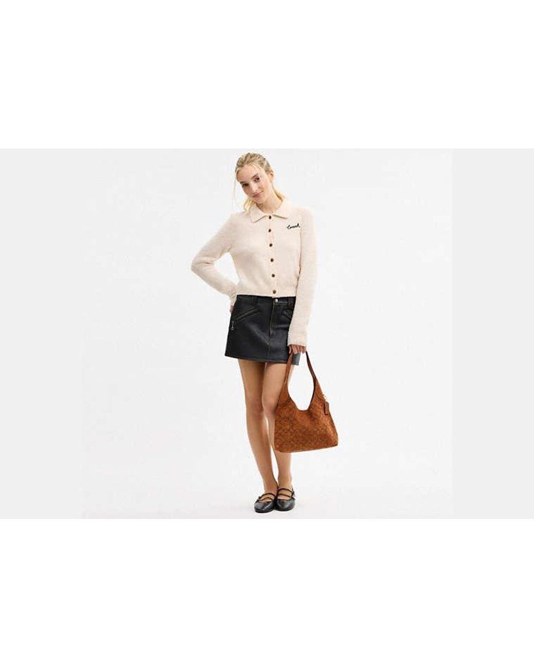 COACH Black Brooklyn Shoulder Bag 28