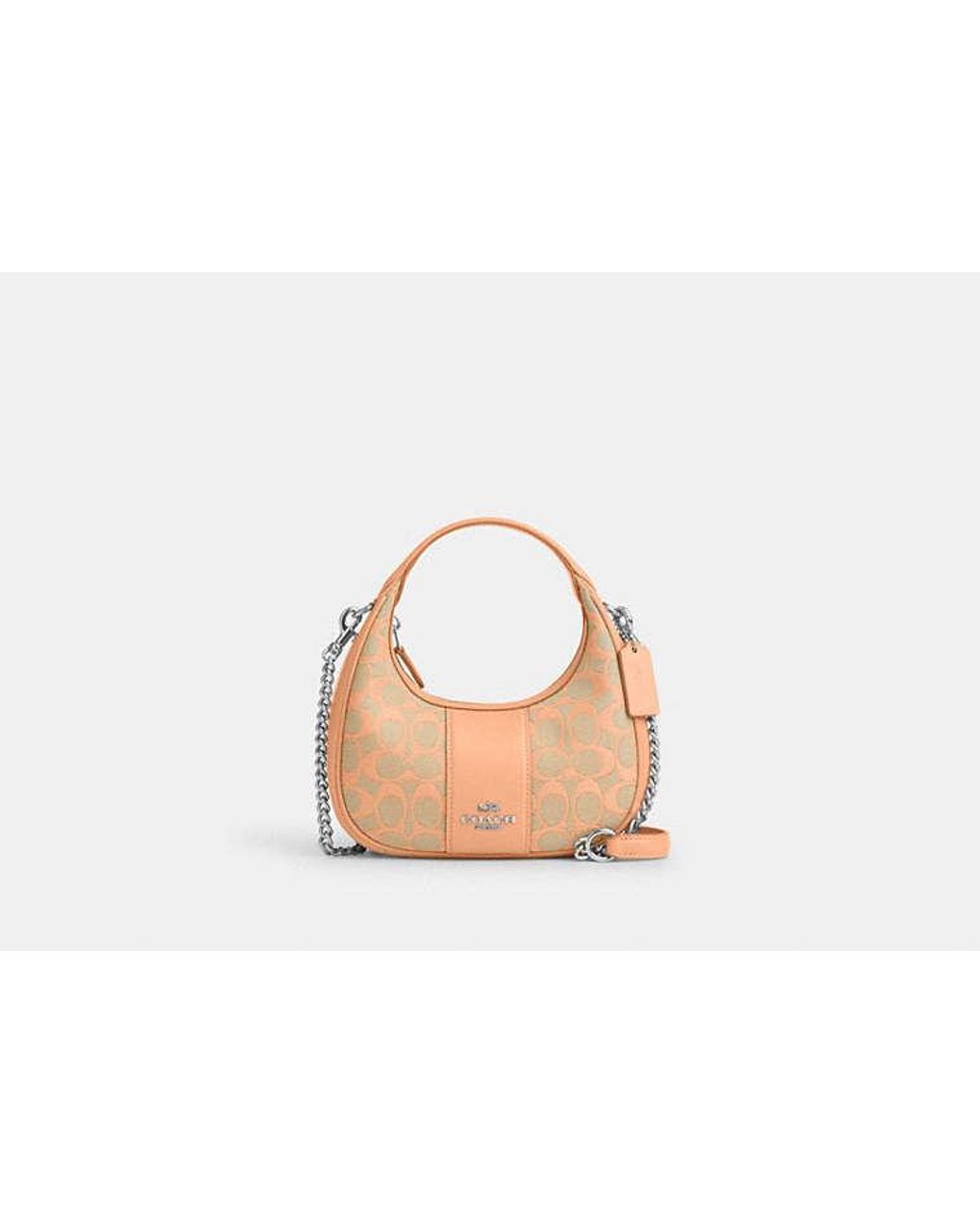 【COACH】Carmen Mini Crossbody Bag In Signature Canvas COACH® Outlet | Carmen Mini Crossbody Bag In Signature Canvas