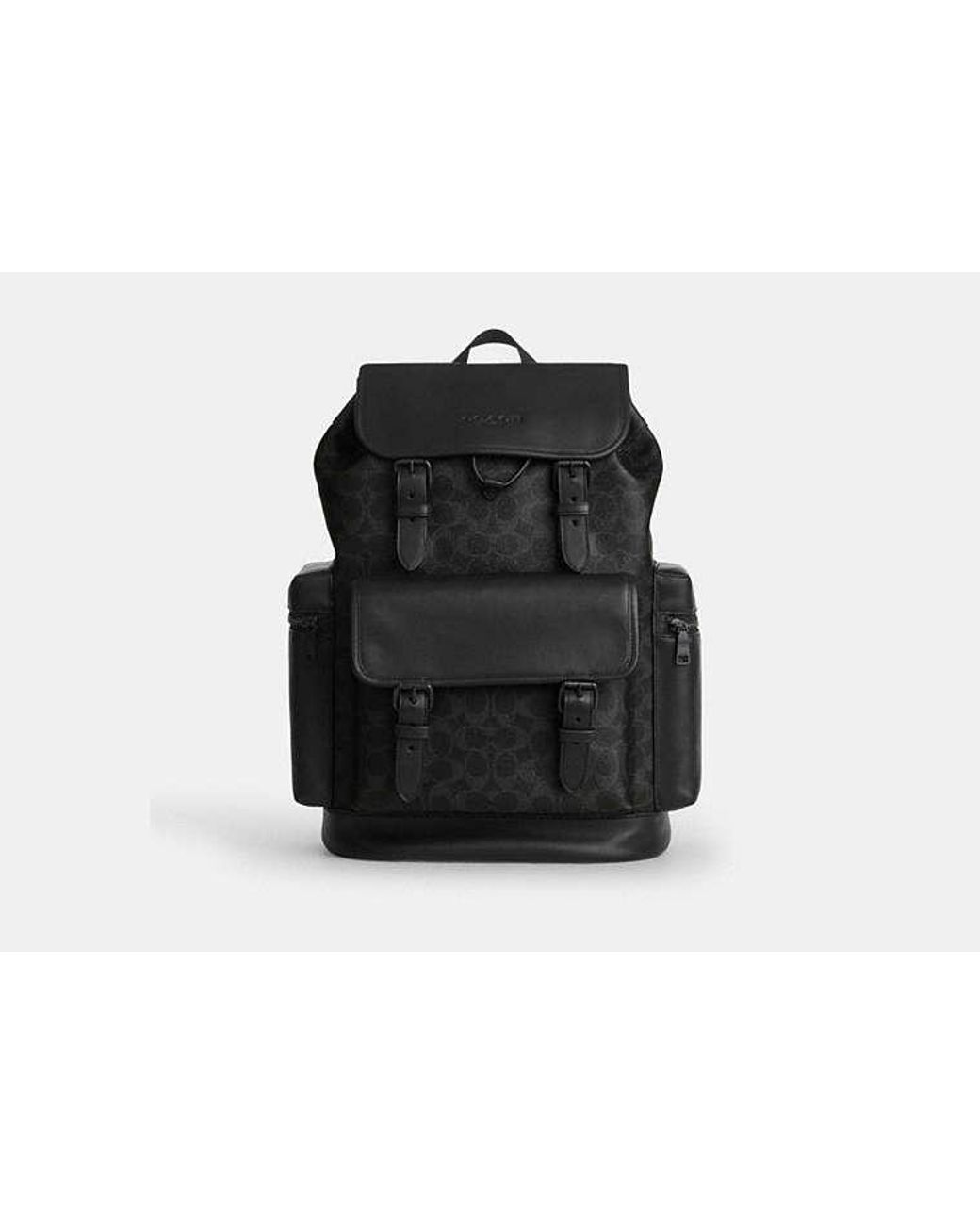 COACH Black Sprint Backpack for men