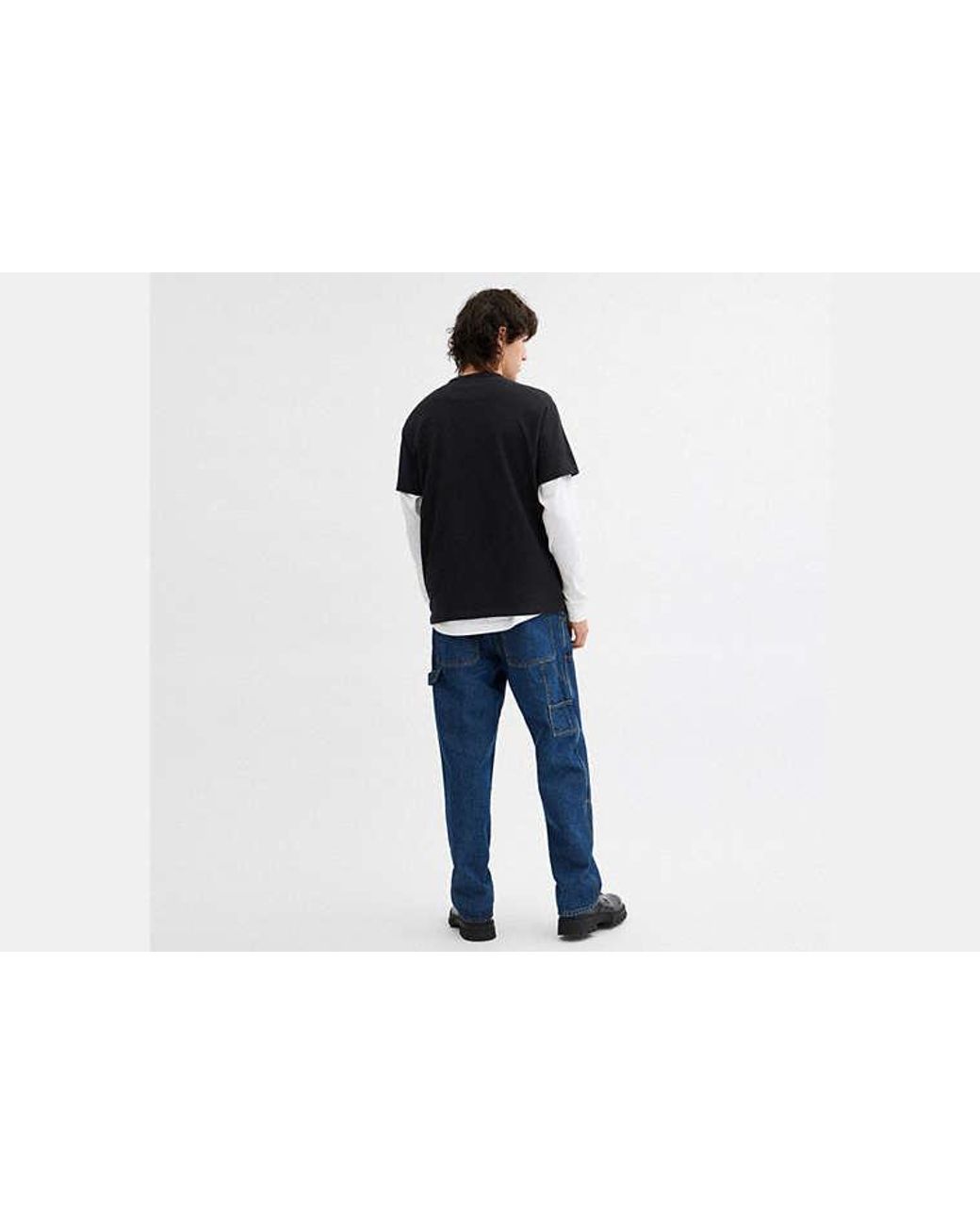 COACH Black New Year Snake Script T-Shirt for men