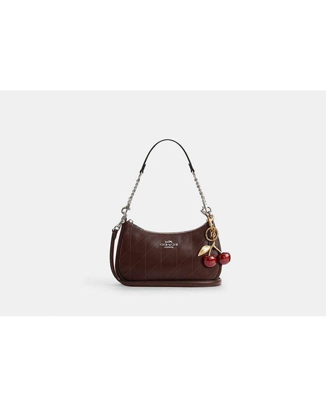 COACH Black Teri Shoulder Bag With Quilting