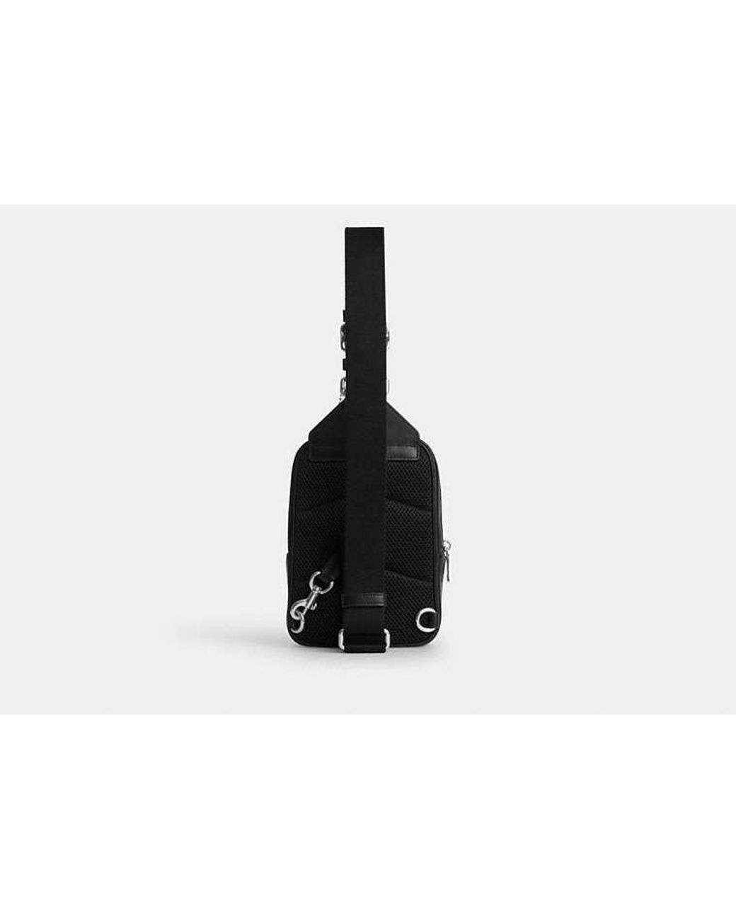 COACH Black Racer Sling Pack for men