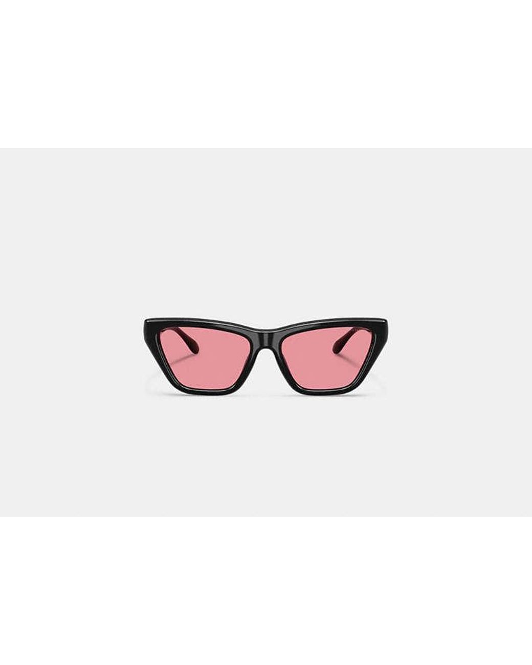 COACH Black C Hardware Cat Eye Sunglasses
