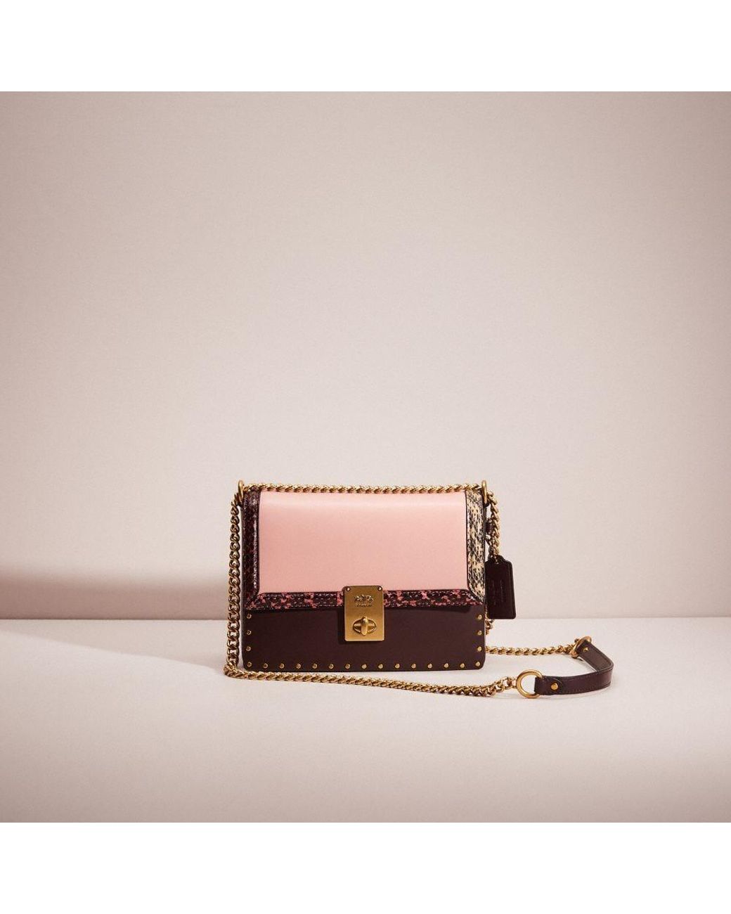 COACH Leather Restored X Jennifer Lopez Hutton Shoulder Bag In