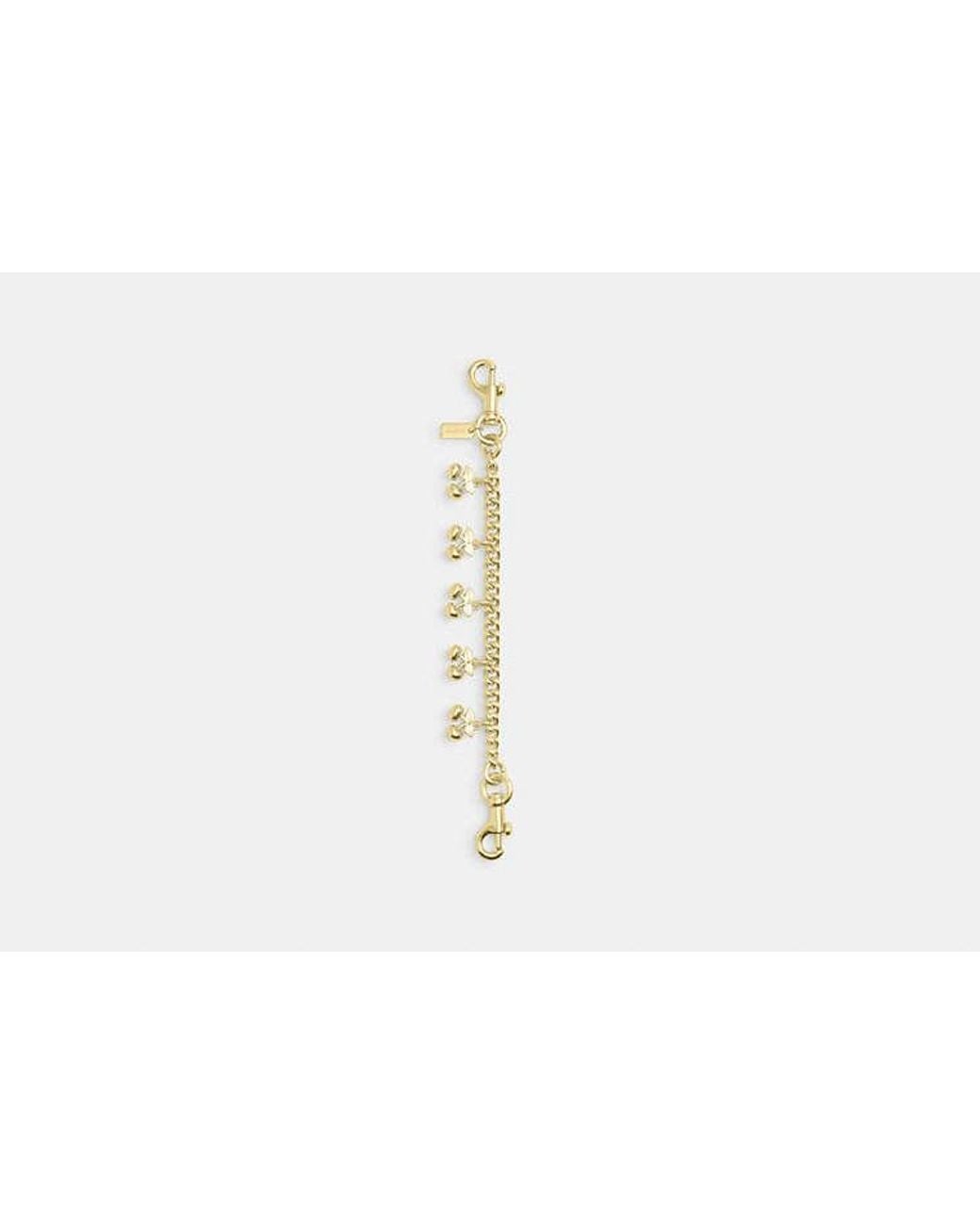 COACH Black Bag Charm Chain With Cherry Charms
