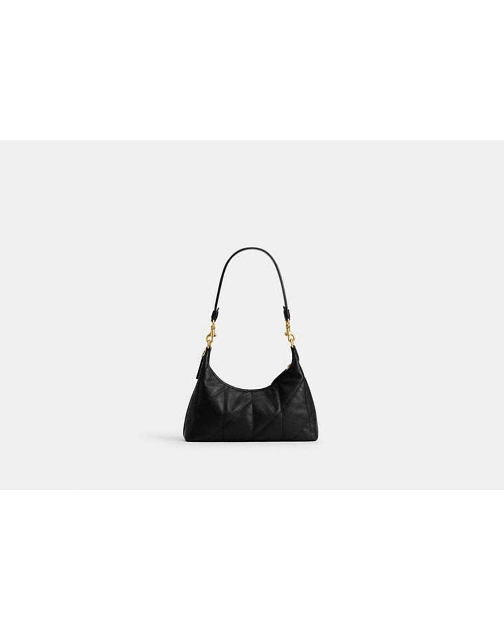 COACH Black Juliet Shoulder Bag 25 With Quilting And Charms