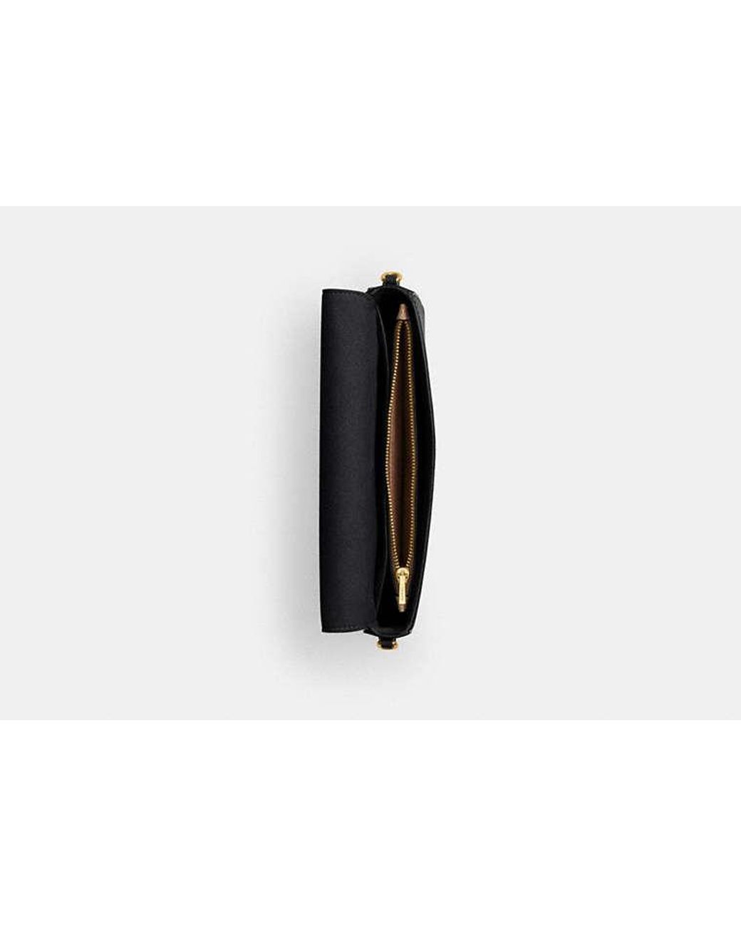 COACH Black Mila Crossbody Bag With Signature Canvas