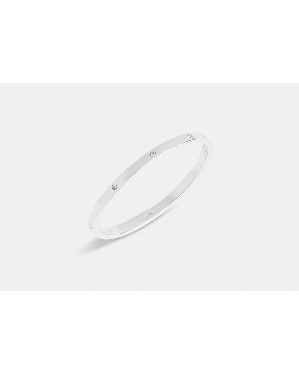COACH Black Essential Hinged Bangle
