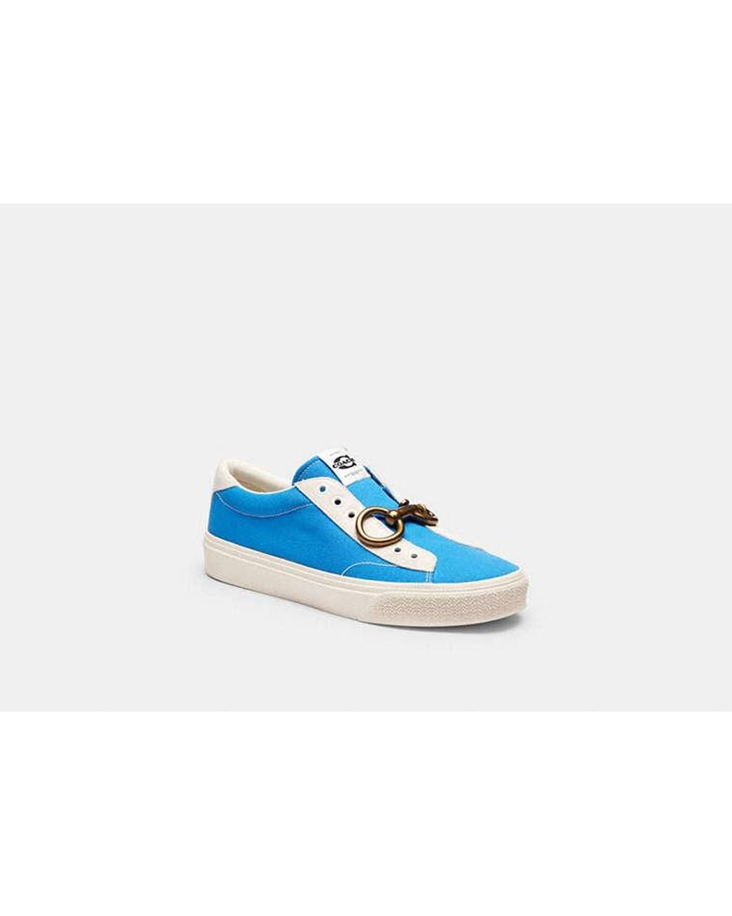 COACH Blue Skate Sneaker With Hardware for men