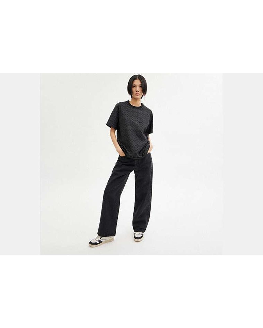 COACH Black Signature T-Shirt