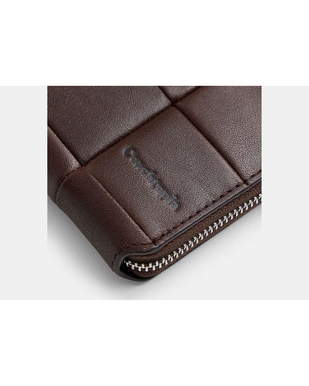 COACH Black Alter/Ego Zip Around Wallet