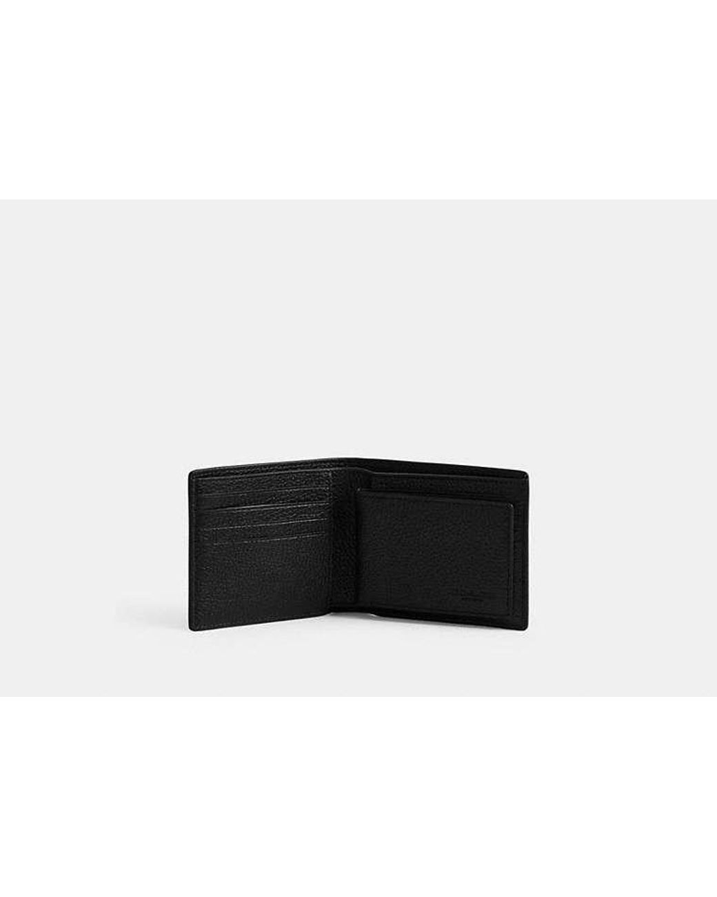 COACH Black 3-In-1 Wallet for men