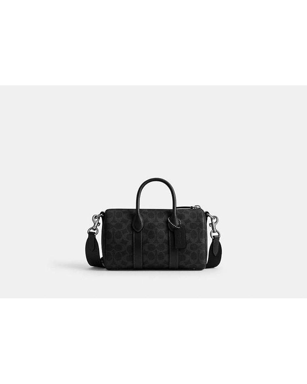 COACH Compass Bag 25 In Signature Canvas in Black for Men | Lyst UK