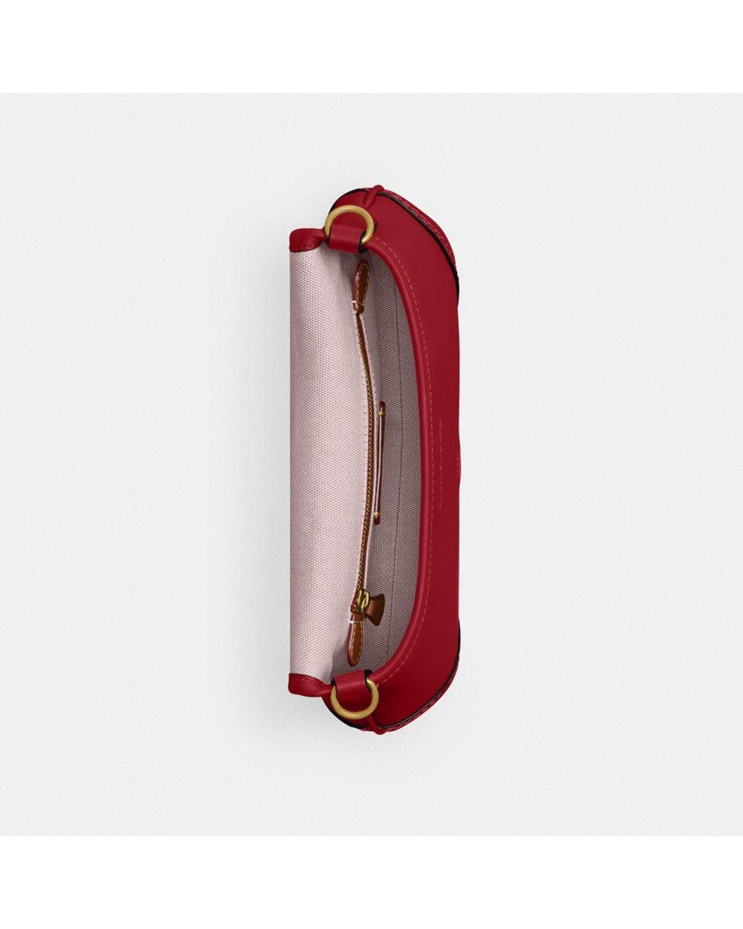 COACH Soho Flap Bag In Regenerative Leather in Red | Lyst