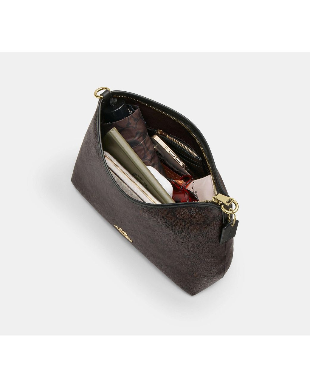 Borsa A Spalla Laurel di COACH in Black