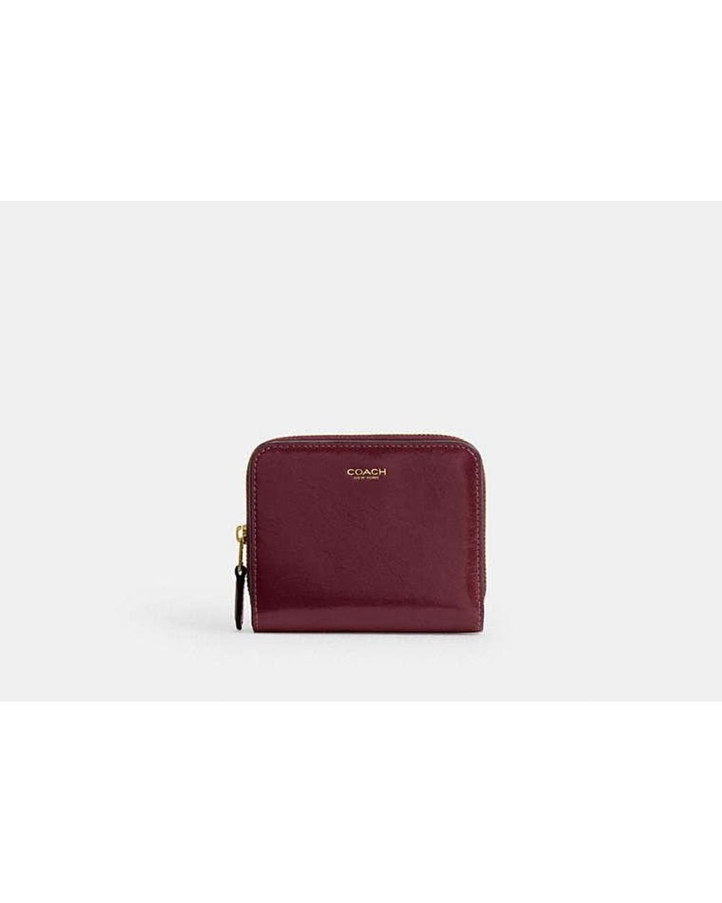 COACH Red New York Billfold Wallet