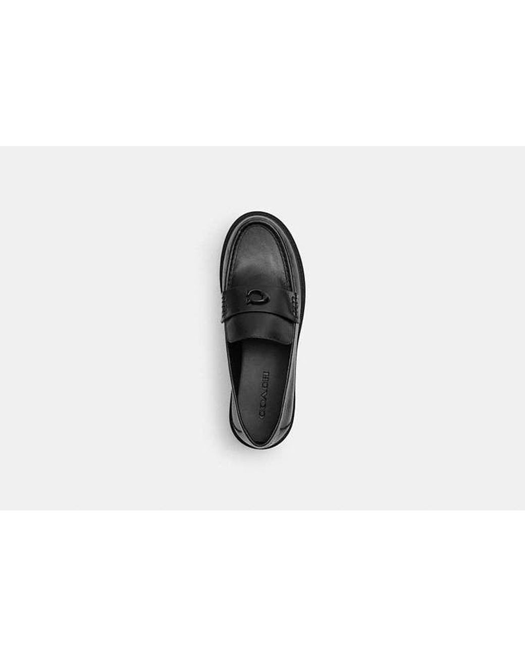 COACH Black Astor Loafer