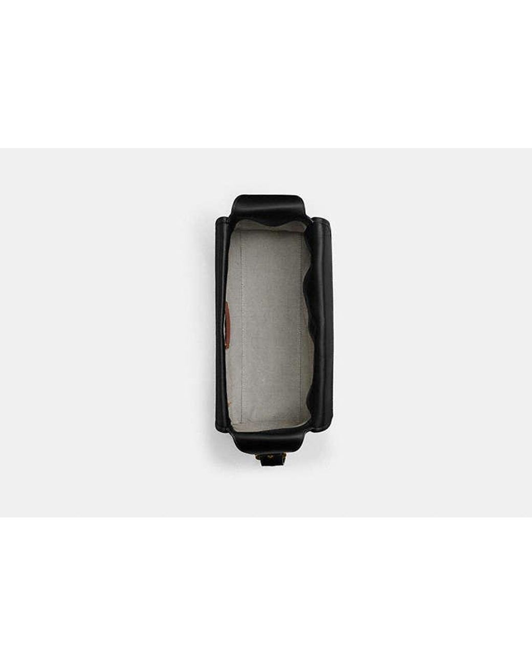 COACH Black Turnlock Haversack Bag