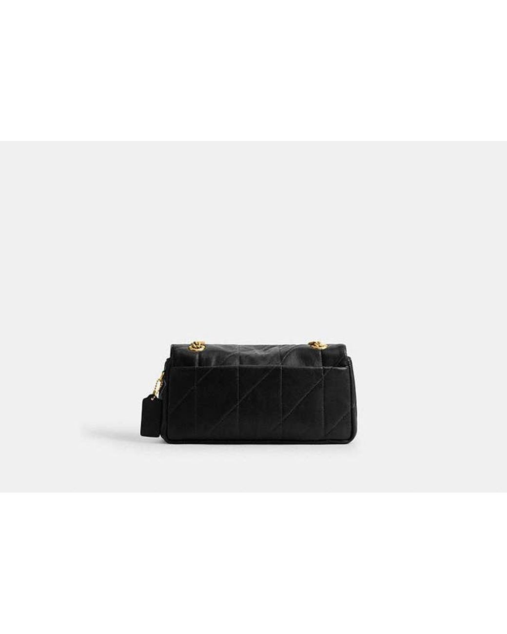 COACH Black Tabby Shoulder Bag 26 With Quilting