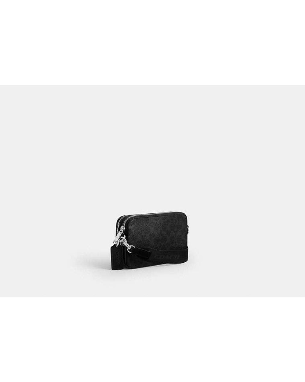 COACH Black Clinton Crossbody Bag for men