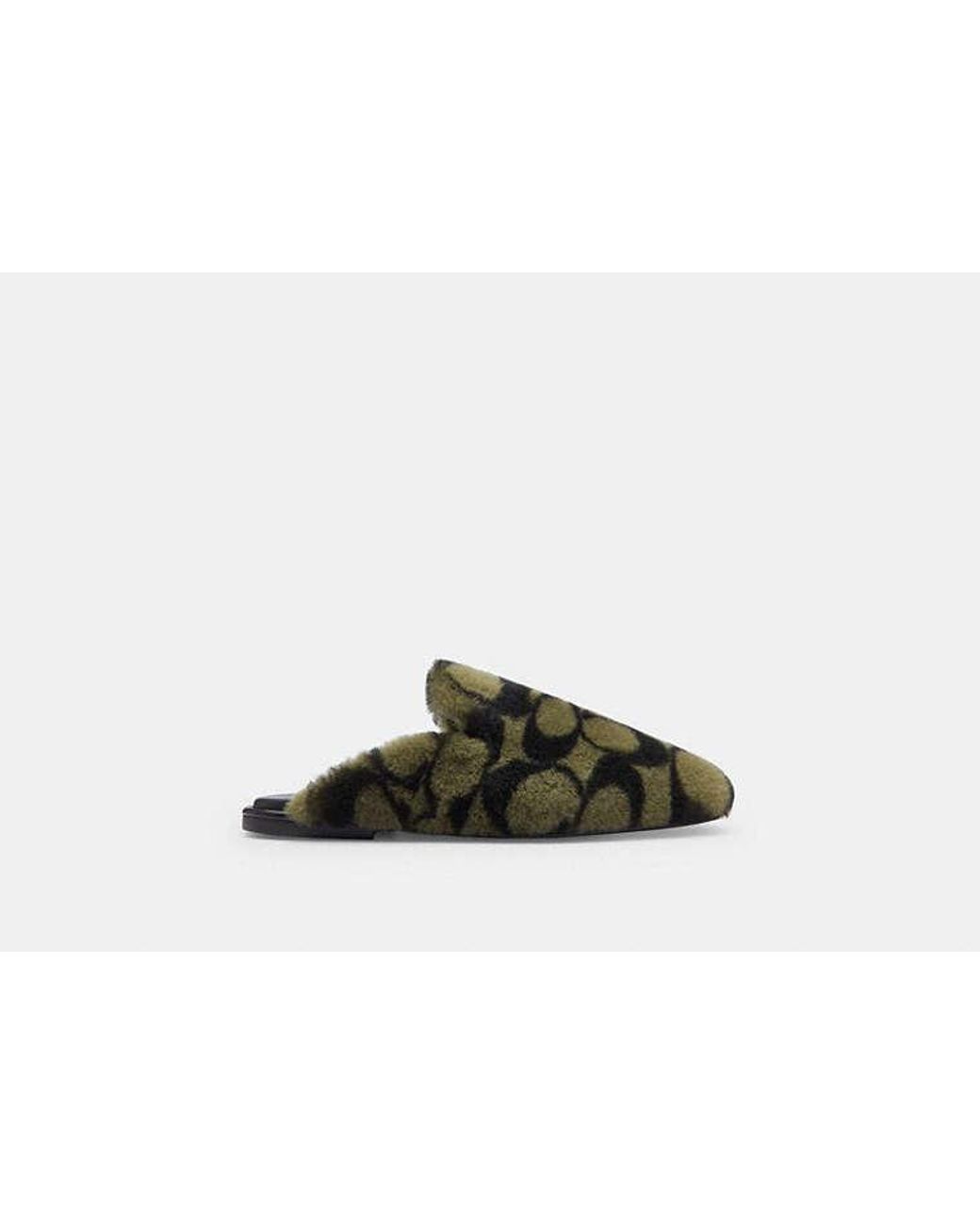 COACH Black Slipper