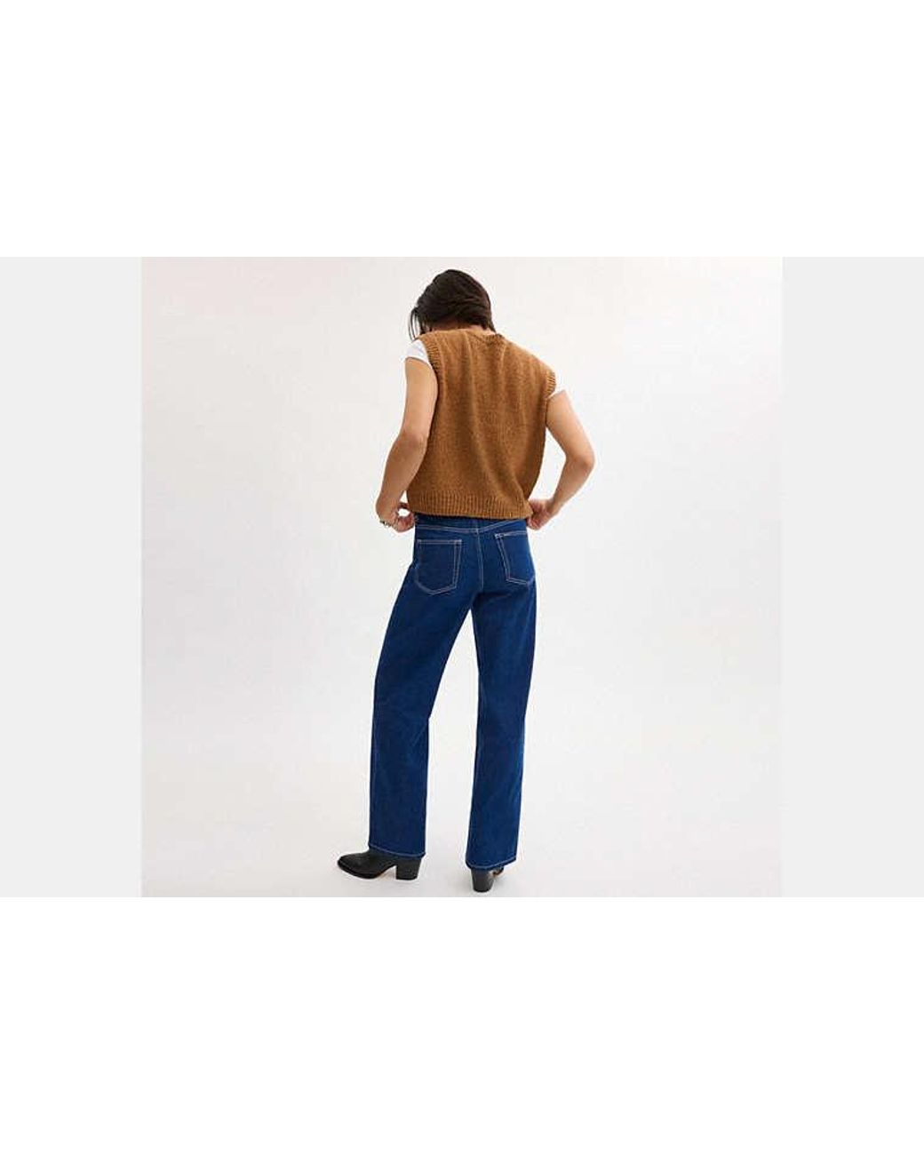 COACH Green Denim Jeans