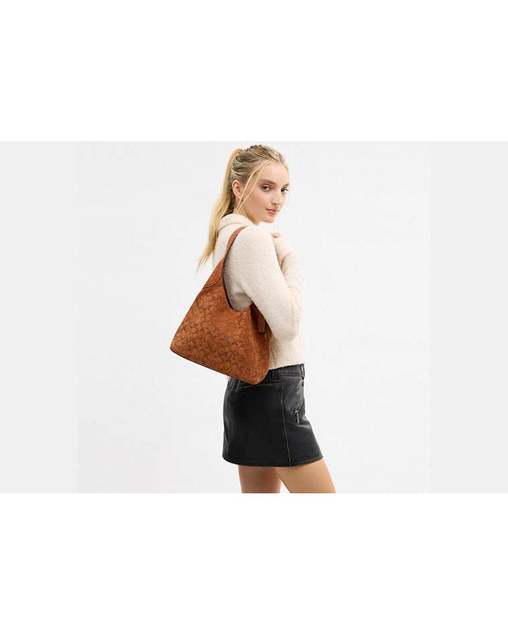 COACH Black Brooklyn Shoulder Bag 28