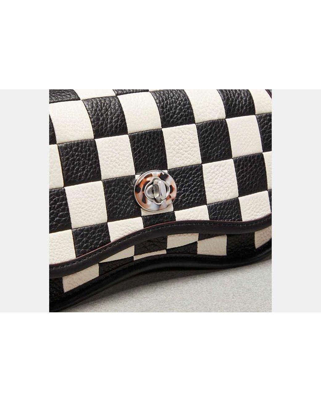 COACH Black Wavy Dinky Bag