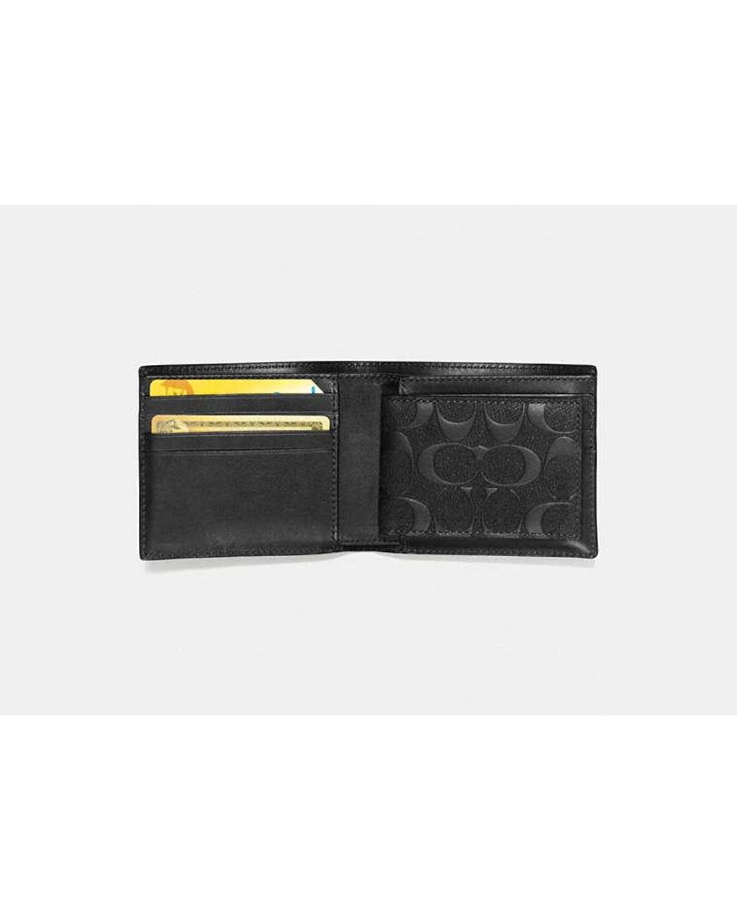 COACH Black 3-In-1 Wallet for men