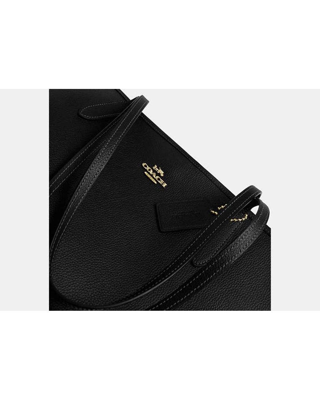 COACH Black City Tote Bag