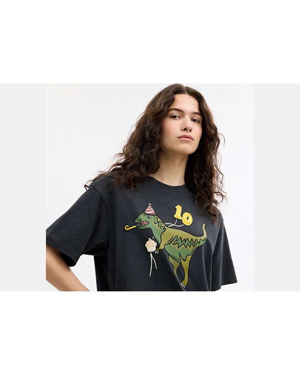 COACH Black Rexy 10Th Birthday Relaxed T-Shirt