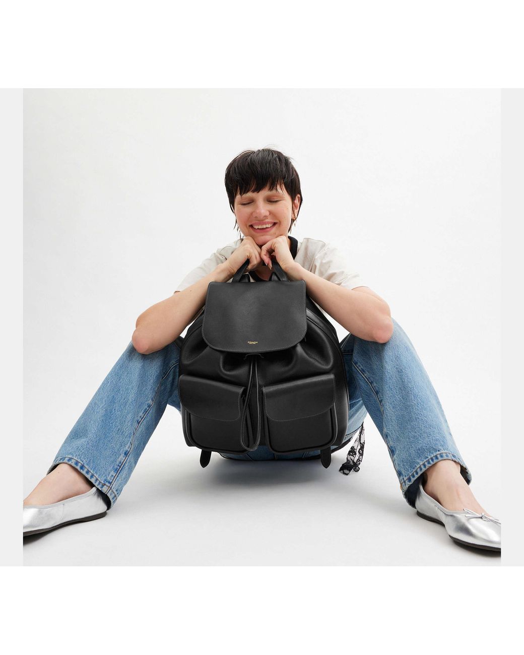 Zaino Crosby di COACH in Black
